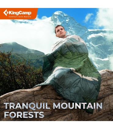 پتو سه کاره کینگ کمپ مدل PUFFY BLANKET KS2412