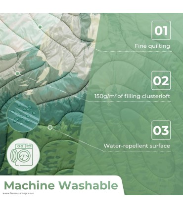 پتو سه کاره کینگ کمپ مدل PUFFY BLANKET KS2412