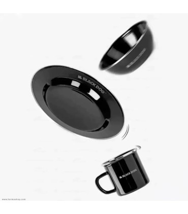 بشقاب لعابی استیل بلک داگ مدل CBD2450CF017