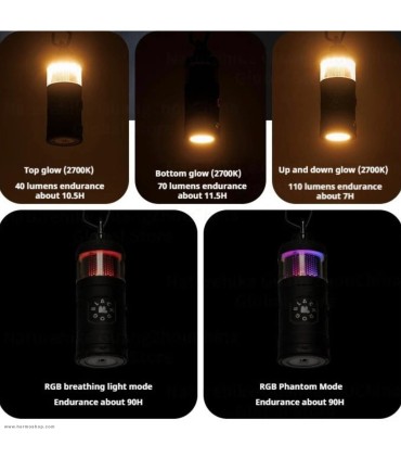 چراغ ماژولار چندکاره کمپینگ بلک داگ مدل CBD2450ZM020