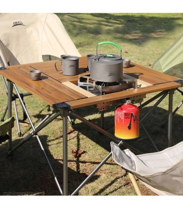 میز آلومینیومی طرح چوب BRS مدل BRS-Z31C