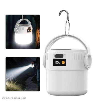 چراغ چادر سولار دوکاره DOUBLE LIGHT مدل FD-8000