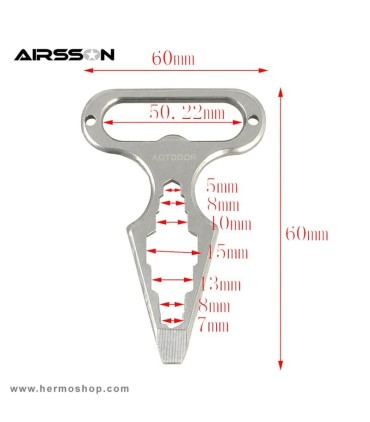 ابزار کمپینگ و آچار مدل CT-4648