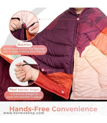 پتو سه کاره کینگ کمپ مدل PUFFY BLANKET KS2412