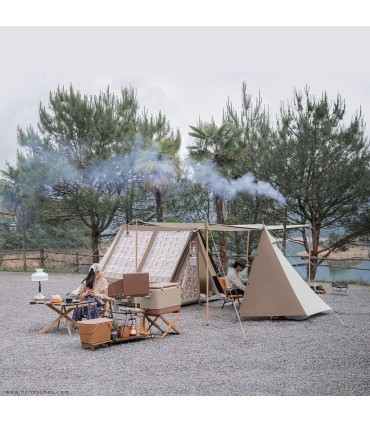 چادر کمپینگ سایبان دار سه نفره نیچرهایک مدل Hammurabi NH22CH001