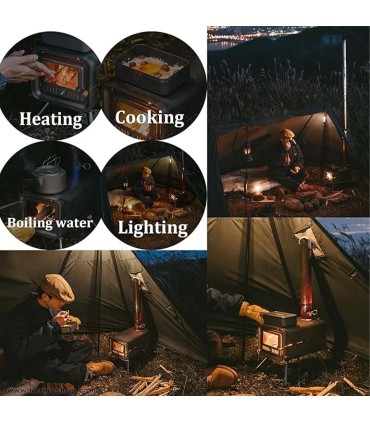 بخاری هیزمی تیتانیوم کمپینگ نیچرهایک مدل NH21RJ004