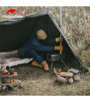 بخاری هیزمی تیتانیوم کمپینگ نیچرهایک مدل NH21RJ004