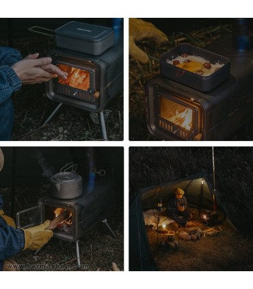 بخاری هیزمی تیتانیوم کمپینگ نیچرهایک مدل NH21RJ004