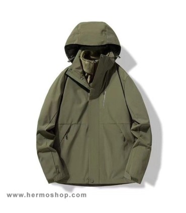 کاپشن دو پوش پلار مردانه اسنوهاک مدل 99618A