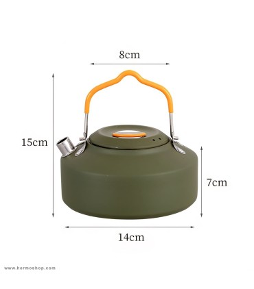کتری استیل کوهنوردی 1L مدل K02