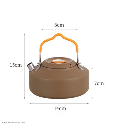 کتری استیل کوهنوردی 1L مدل K02