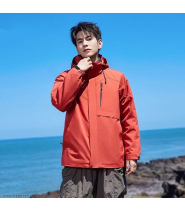 کاپشن مردانه دو پوش الیاف اسنوهاک مدل 79815