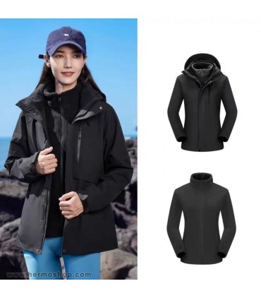 کاپشن مردانه دو پوش الیاف اسنوهاک مدل 79815