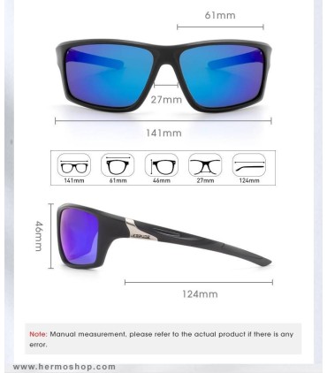 عینک کوهنوردی KAPVOE مدل TK7-QTC-1L-13