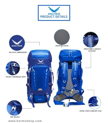 کوله پشتی اسنوهاک 40L مدل TIBET SN5441