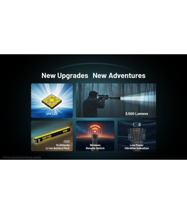 چراغ قوه ريموت دار نايتکر مدل MH40 PRO