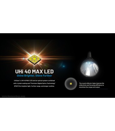 چراغ قوه ريموت دار نايتکر مدل MH40 PRO