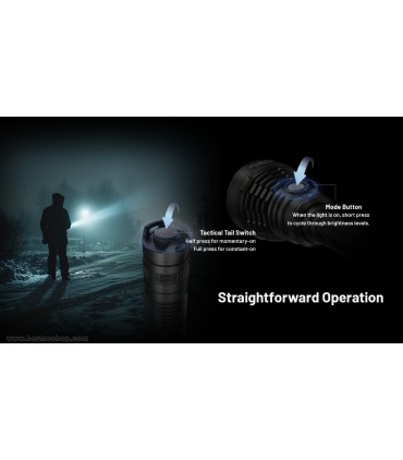 چراغ قوه ريموت دار نايتکر مدل MH40 PRO