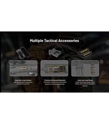 چراغ قوه ريموت دار نايتکر مدل MH40 PRO