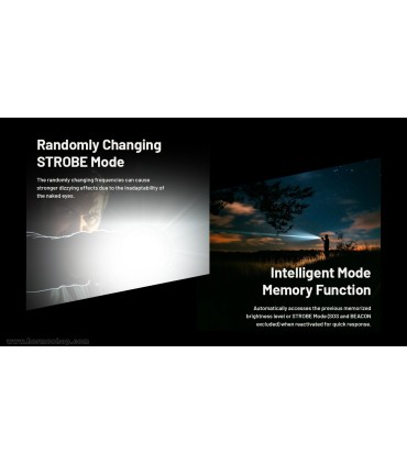 چراغ قوه ريموت دار نايتکر مدل MH40 PRO