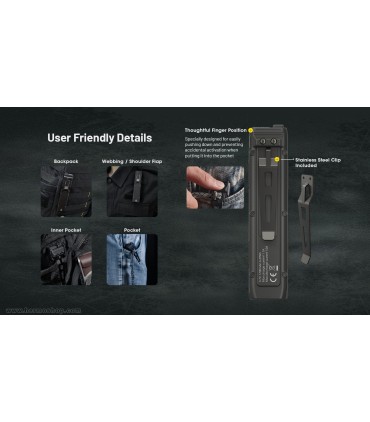 چراغ قوه جیبی نايتکر مدل EDC25