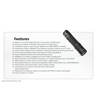 چراغ قوه جیبی نايتکر مدل EDC31