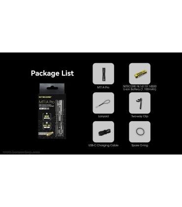 چراغ قوه نايتکر مدل MT1A PRO