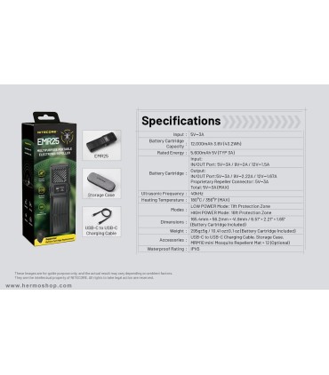 دستگاه دور کننده حشرات نايتکر مدل EMR25