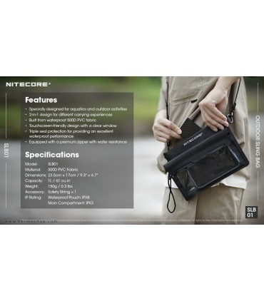 کيف و کاور موبايل ضد آب نايتکر مدل SLB01