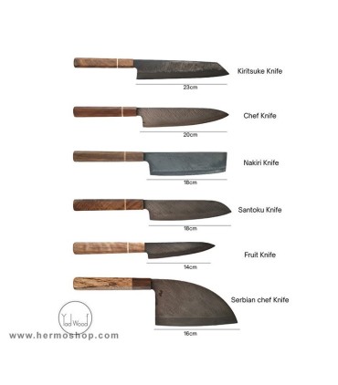 کارد YADWOOD Kiritsuke مدل شهاب