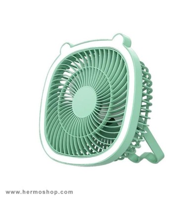 پنکه چراغ دار شارژی مدل SA-1258