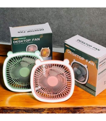 پنکه چراغ دار شارژی مدل SA-1258