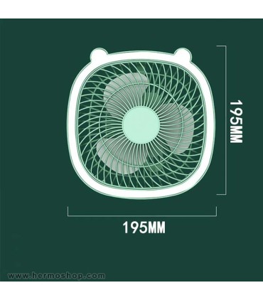 پنکه چراغ دار شارژی مدل SA-1258