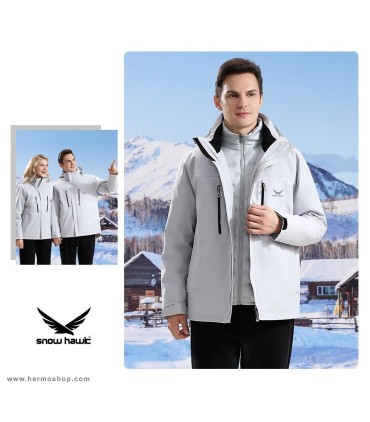 کاپشن دوپوش پر اسنوهاک مدل 68997