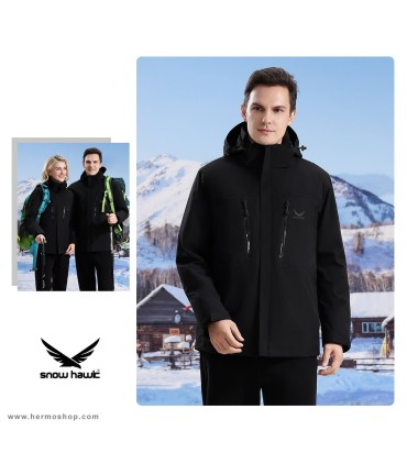 کاپشن دوپوش پر اسنوهاک مدل 68997