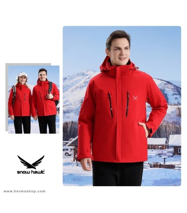 کاپشن دوپوش پر اسنوهاک مدل 68997