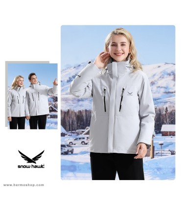 کاپشن دوپوش پر اسنوهاک مدل 68997