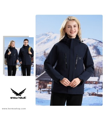 کاپشن دوپوش پر اسنوهاک مدل 68997