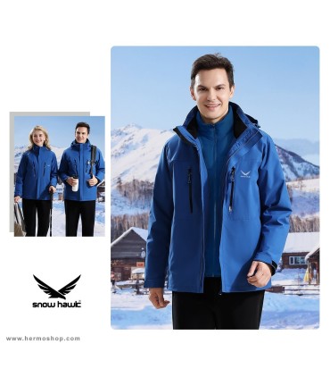 کاپشن دوپوش پر اسنوهاک مدل 68997