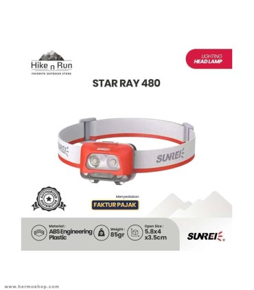 چراغ پیشانی سانری مدل Star Ray 480