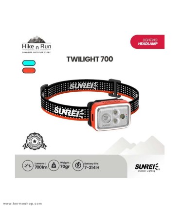 چراغ پیشانی سانری مدل Twilight 700