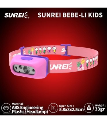 چراغ پیشانی کودک و نوجوان سانری مدل Bebe-li
