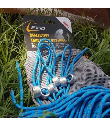 طناب چادر شب نما 4 عددی فینو مدل Tent and Tarp Guy Lines 2.5m