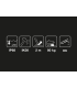 چراغ پیشانی پتزل مدل Pixa