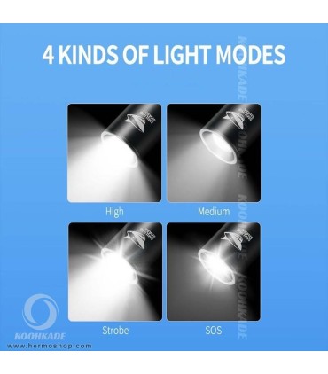 چراغ قوه Smiling Shark مدل L-S18