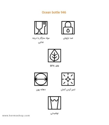 بطری 946ml سانتکو مدل Ocean