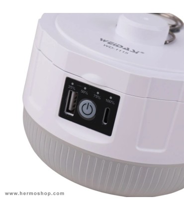لامپ شارژی WEIDASI مدل WD-1115