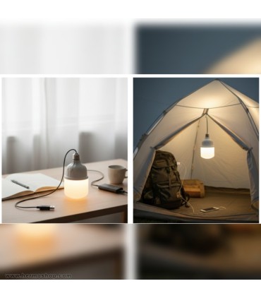 چراغ حبابی یو اس بی مدل کابل دار