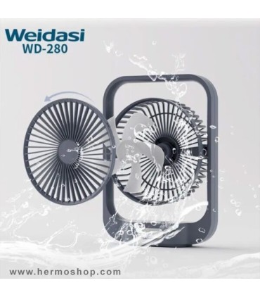 پنکه شارژی WEIDASI مدل WD-280