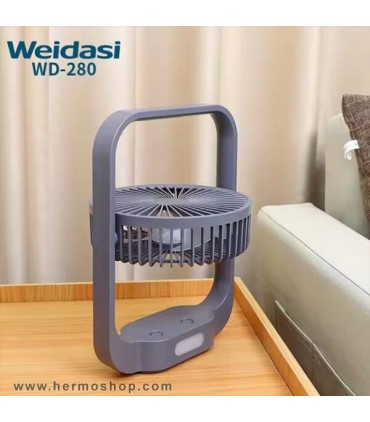 پنکه شارژی WEIDASI مدل WD-280